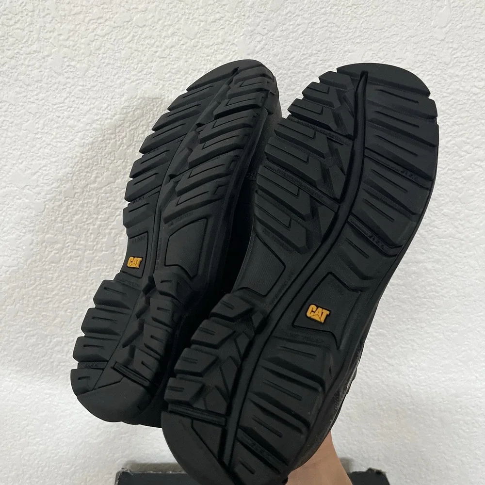 Caterpillar Men Threshold Waterproof Work Boot Soft Toe Black Mens Size 8.5 Wide